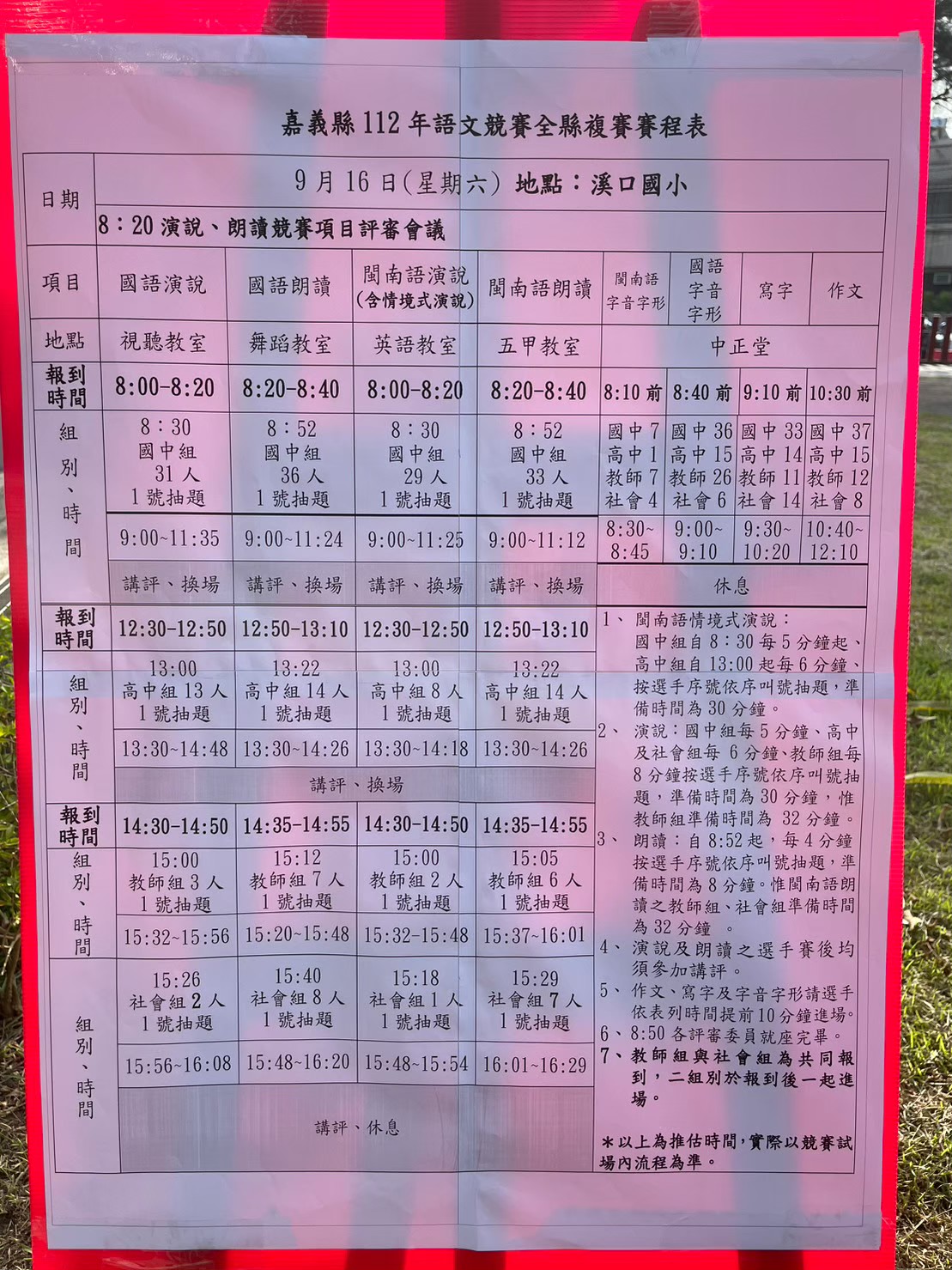 教學成果